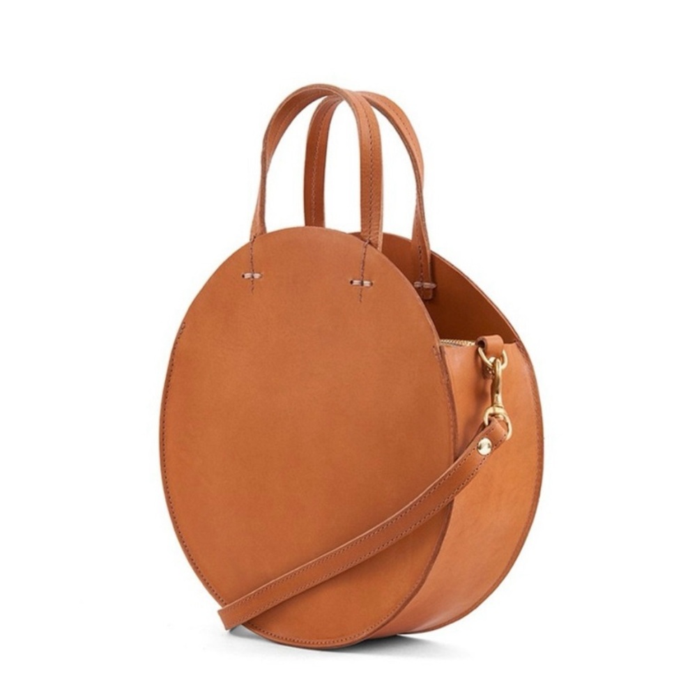 Clare V. Petit Alistair Tote in Cuoio Vachetta